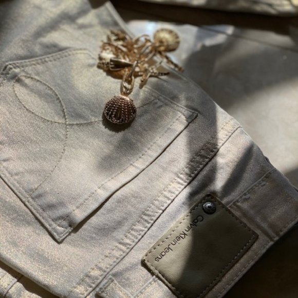 Calvin Klein metallic coated skinny jeans - Picture 5 of 5